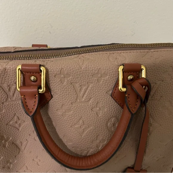 Fashion Designer Inspired Brown Beige Tan Handbag - Picture 3 of 13